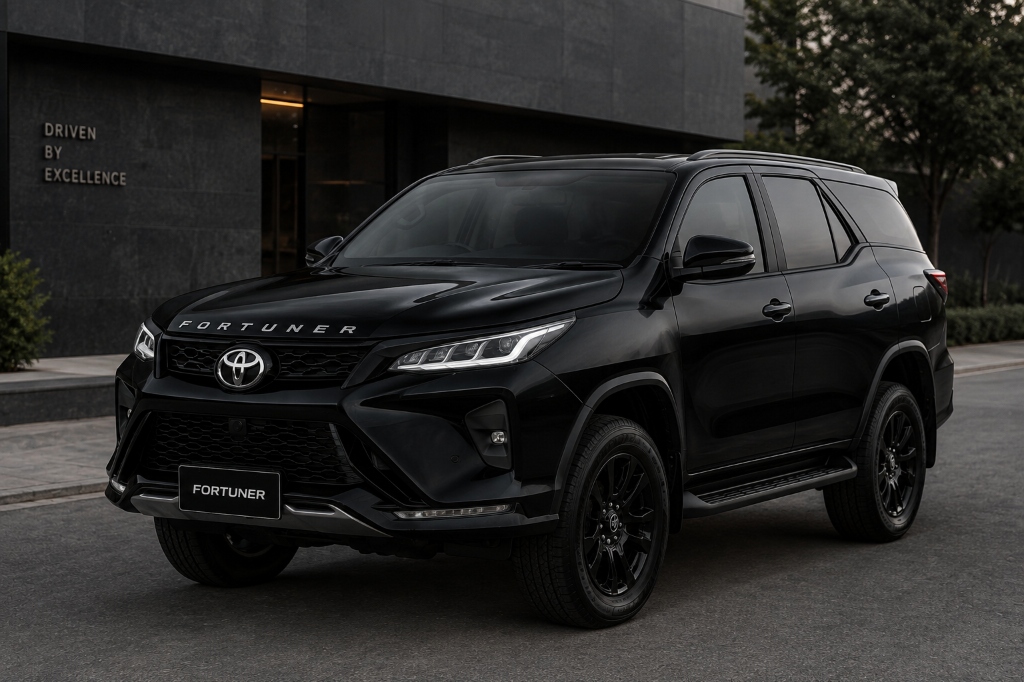 Toyota Fortuner Legender Black at Studio 62 Lahore