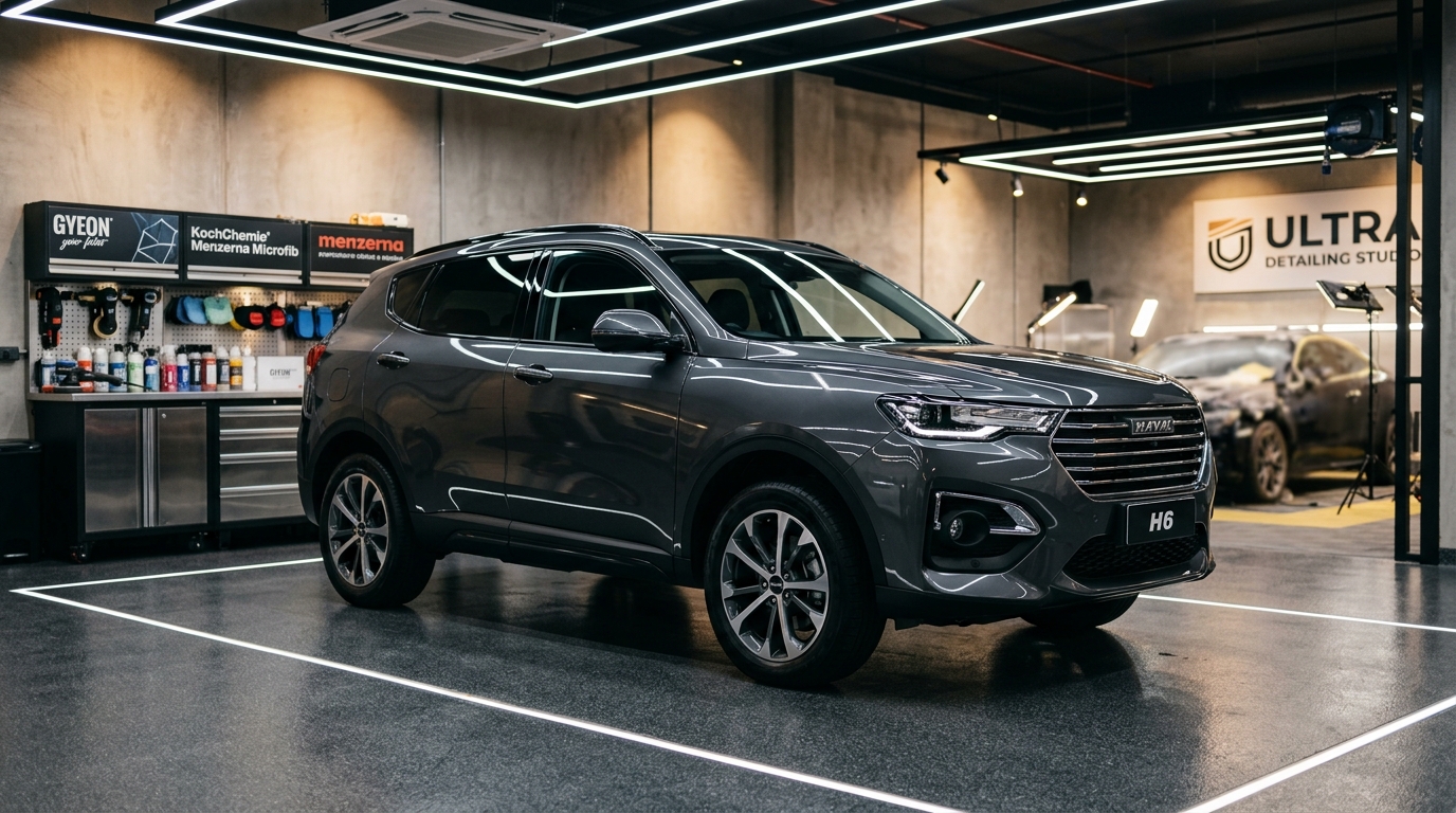 Haval H6 professional detailing in studio